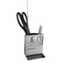 Desk clock pen pot with alarm, day, date and temperature. Great