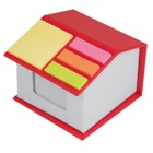 Desk House - Sticky notes on top and note sheets inside