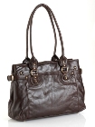 Jekyll & Hide Athena Leather Handbag 213278 - Black, Brown