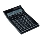12 Digit dual power calculator with PC design plastic keypad.