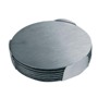 6 stainless steel coasters