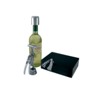 Designer corkscrew. Removes the strian and keeps the bottle fres