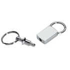 Gift keyring with handy detachable ring - metal. When the keys n
