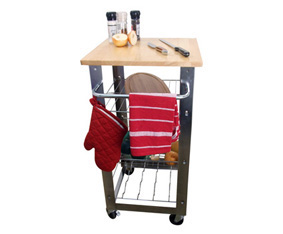 Wooden + SS Kitchen butler Wooden + SS Kitchen butler