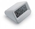 Weather station calendar and desk alarm clock with large LCD dis