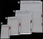 Extended screw Notebook-A7, penclip, 50 pgs plain paper