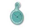 Suction clock "ben" turquoise blue charcoal green