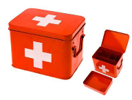 Medicine Storage Box Metal - Medium - Min Order: 2