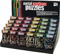 Professor Puzzle  Metal Mayhem Display - Min Order: 30