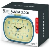 Retro Alarm Clock - Blue - Min Order: 4 units