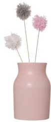 Large - Vase Sturdy Ceramic Pink - Min Order: 2 units