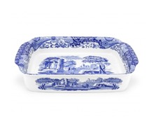 Portmeiron - Blue Italian Rectangular Dish 38X30Cm - Min Orders