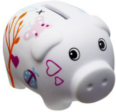 Daydream Mini Piggy Bank (Min Order Qty - 10)