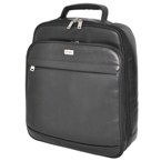 Zeus Leather Laptop Backpack - Black