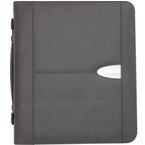 Michigan A4 Zipper Laptop Folder - Black