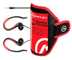 Amplify Pro 2-In-1 Jogger Earphones With Pouch
