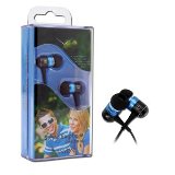 Canyon Headphone - In the ear - 1.35mm - Black and Blue      - 2