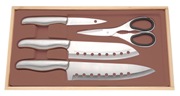 3Pc Knife & Scissor Set