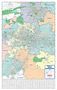 Map Wall Gauteng Metro Area (Pwv) M5279 - Min orders apply, plea