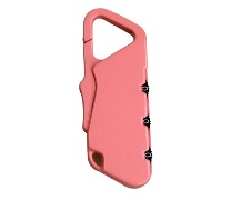 Combination Lock Pink (6X2Cm)