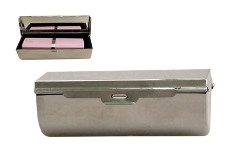 Silver  Single Lipstick Holder+Mirror (8.5X3Cm)