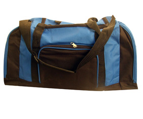 Royal Blue+Black Bag W/4 Compartments, Carry Handle & Should