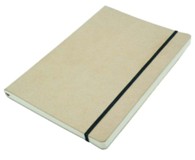 Recycled Paper & Recycled Leather Cover A4 Journals - Plain Inse