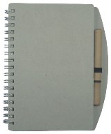 Pochom Notebook & Pen A6, WiroBound, Portait, Plain Pages - Min