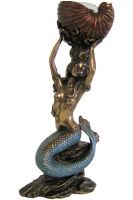 Nouveau - Mermaid Candle Holder 27cm
