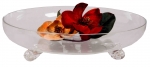 Water Lilly Footed Bowl 10X32Cm