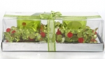 2Pc Candle Beaded Set Green
