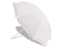 Tilt Head Beach Umbrella - White