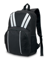 Twin Stripe Backpack - Black