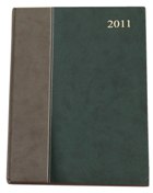 A4 2 Tone Excutive Diary - Avail in: Green