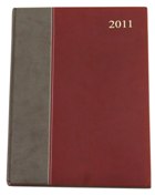 A4 2 Tone Excutive Diary - Avail in: Maroon