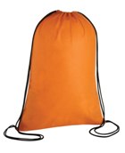 Drawstring Non Woven Backpack - Avail in: Orange