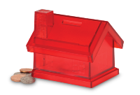 House Money Bank - Red