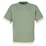 Fitted Short Sleeve T Shirt - Brown