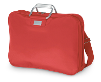 Metal Plate Briefcase - Red