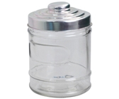 William Glass Jar - Avail in: Clear