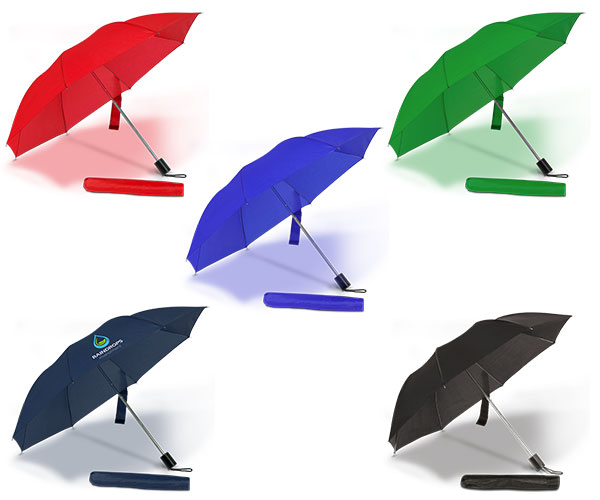 Essentials Compact Umbrella - Avail in: Black, Red, Green, Royal