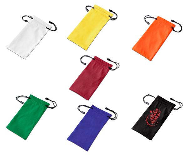 Sunglasses Pouch - Avail in: Black, White, Orange, Red, Green, Y