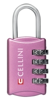 Cellini Secure  4 Dial Combination Lockblack  Silver  Gold  Lips