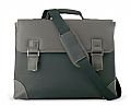 Briefcase made in an elegant combination of 120D nylon and leath