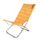 Beach chair with pillow