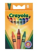 8'S Asst Crayola Crayons - Min Order: 24 units