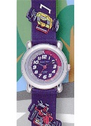Jacques Farel Jf Kids Black Racing Car Wrist Watch