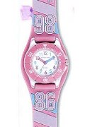Jacques Farel Girls Dynamic Sport Pink Strap Wrist Watch
