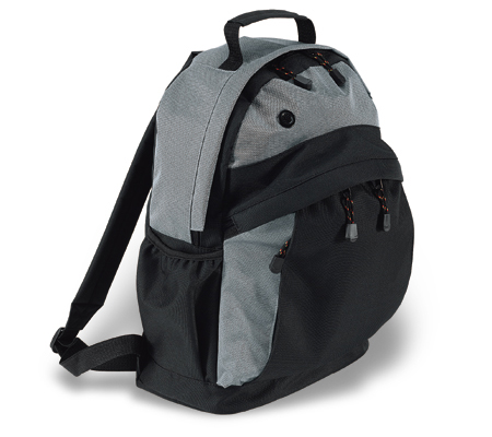 Backpack in two tone (44x34x16 cm)