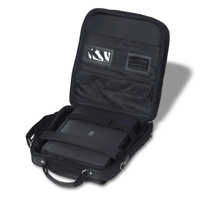 Laptop bag extra pockets, also usable as shoulder bag or backpac